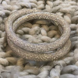 SWAROVSKI STARDUST DOUBLE WRAP BRACELET